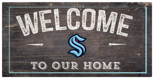 Seattle Kraken 6" x 12" Welcome Sign