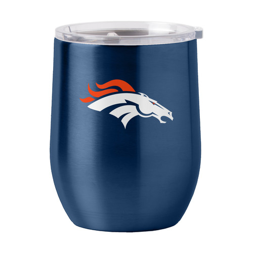 Denver Broncos 16 oz. Stainless Curved Beverage Glass