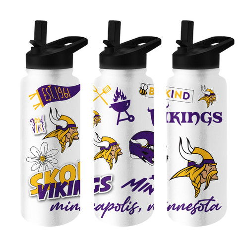 Minnesota Vikings 34 oz. Native Quencher Bottle