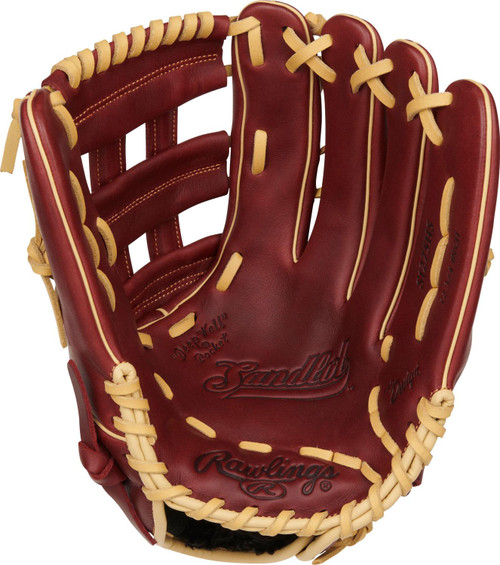 Rawlings Sandlot 12.75" Pro H Web Outfielders Baseball Glove - Left Hand Throw
