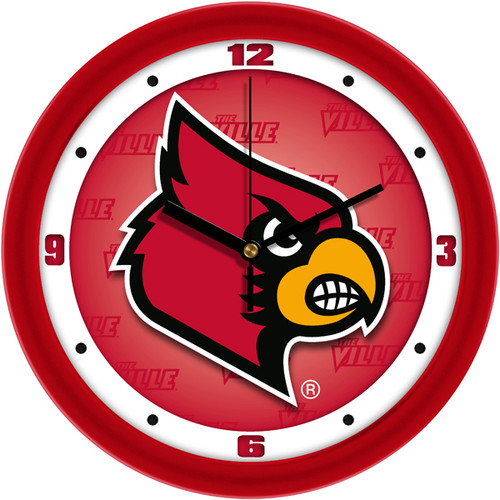 Louisville Cardinals Dimension Wall Clock