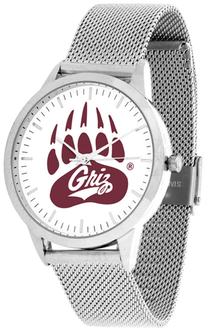 Montana Grizzlies Silver Mesh Statement Watch