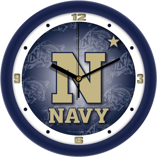 Navy Midshipmen Dimension Wall Clock