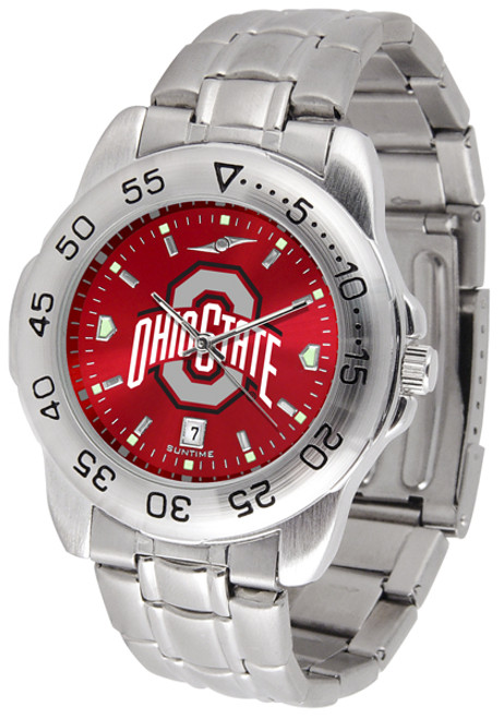 Ohio State Buckeyes Sport Steel AnoChrome Men's Watch