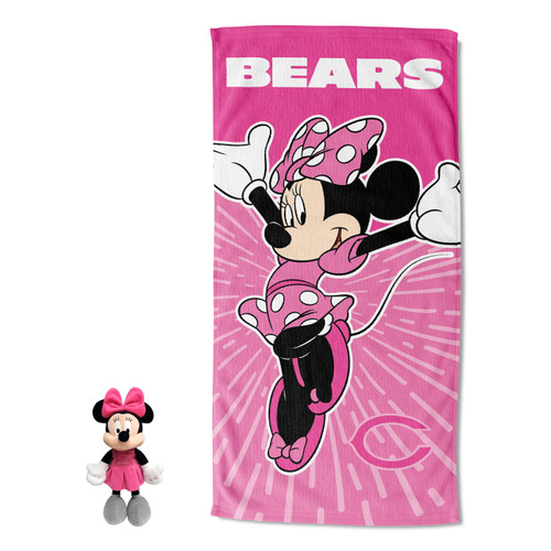 Chicago Bears Minnie Mouse Spirit Pillow & Towel