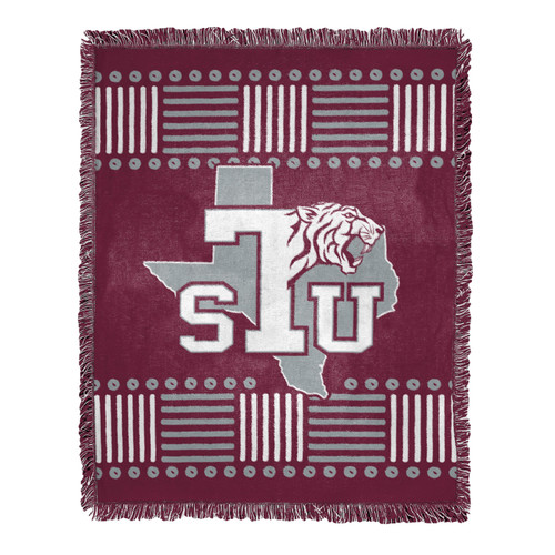 Texas Southern Tigers Homage Jacquard Throw Blanket