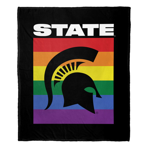 Michigan State Spartans Pride Silk Touch Throw Blanket