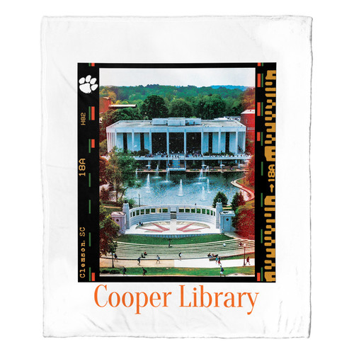 Clemson Tigers Campus Life Silk Touch Throw Blanket
