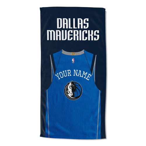 Dallas Mavericks Personalized Jersey Beach Towel