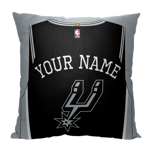 San Antonio Spurs Personalized Jersey Throw Pillow