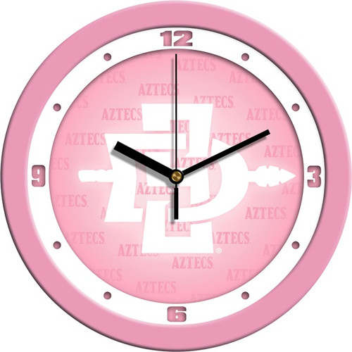 San Diego State Aztecs Pink Wall Clock