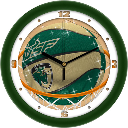 South Florida Bulls Slam Dunk Wall Clock