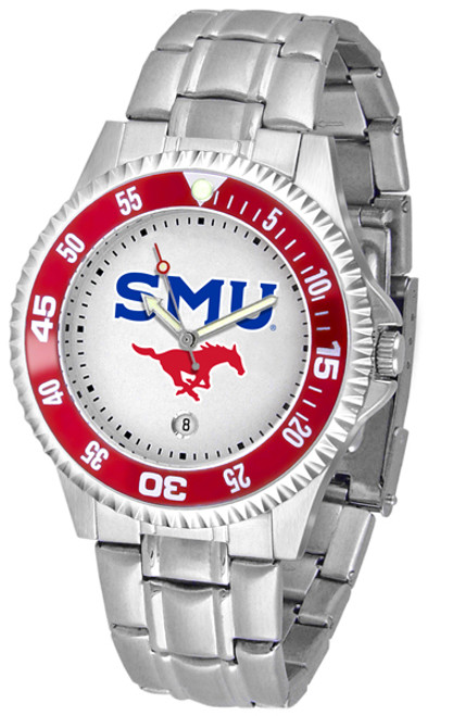 Southern Methodist Mustangs Competitor Steel Men's Watch