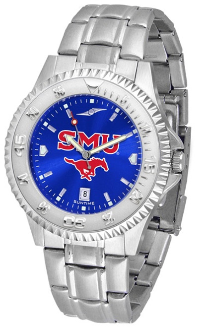 Southern Methodist Mustangs Competitor Steel AnoChrome Men's Watch