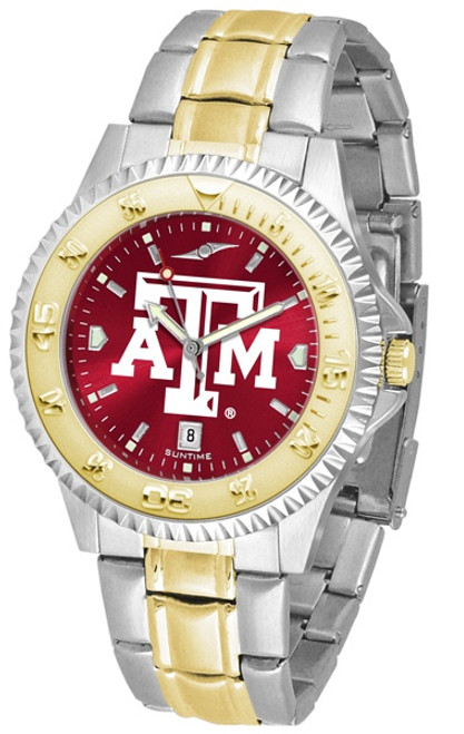 Texas A&M Aggies Competitor Two-Tone AnoChrome Men's Watch