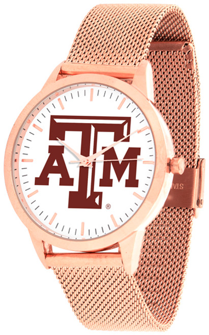 Texas A&M Aggies Rose Mesh Statement Watch