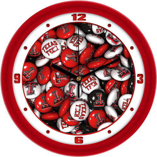 Texas Tech Red Raiders Candy Wall Clock