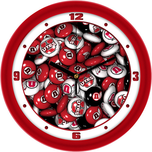 Utah Utes Candy Wall Clock