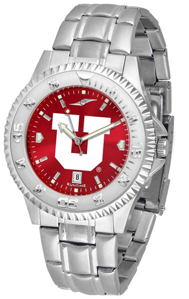 Utah Utes Competitor Steel AnoChrome Men's Watch