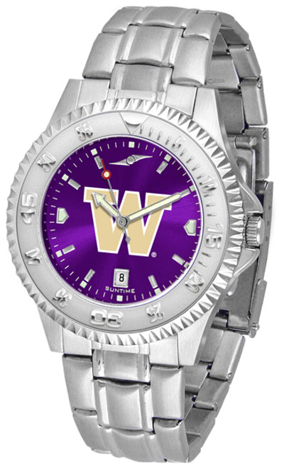 Washington Huskies Competitor Steel AnoChrome Men's Watch