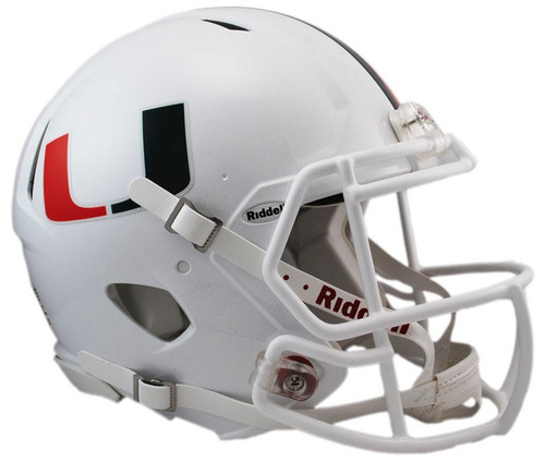 Miami Hurricanes Riddell Speed Authentic Football Helmet