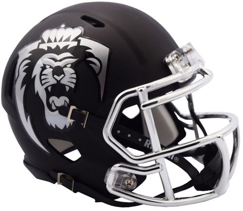 Colorado Buffaloes Alternate Black Chrome Buffalo Revolution SPEED Mini Football Helmet