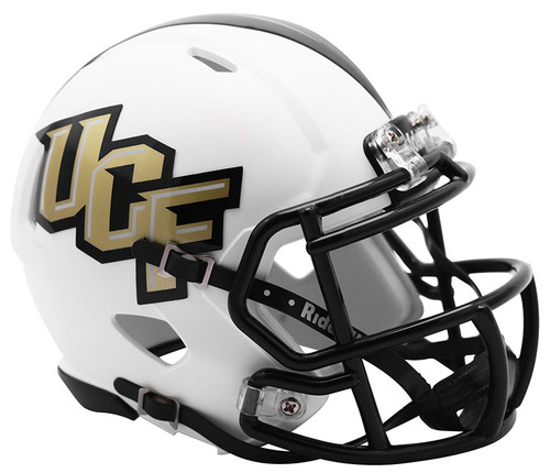 Central Florida Knights Matte White Riddell Speed Mini Collectible Football Helmet