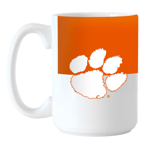 Clemson Tigers 15 oz. Colorblock Sublimated Mug