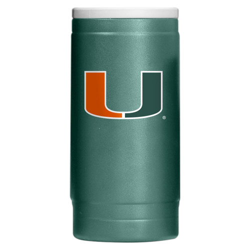 Miami Hurricanes Flipside Powder Coat Slim Can Coozie