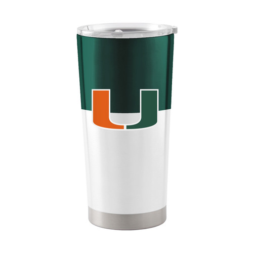 Miami Hurricanes 20 oz. Gameday Stainless Tumbler