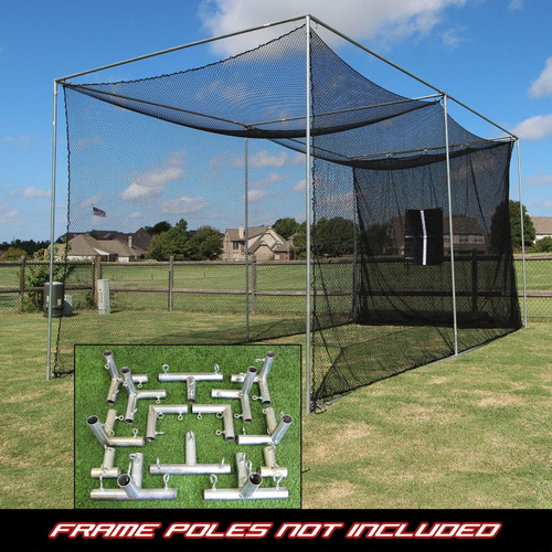 Cimarron 20x10x10 Masters Golf Net with Frame Kit