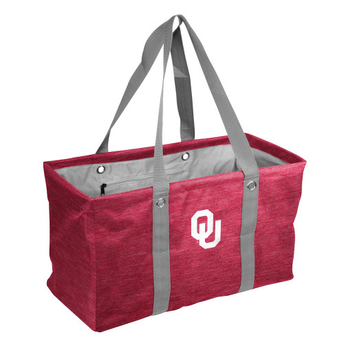 Oklahoma Sooners Crosshatch Picnic Caddy