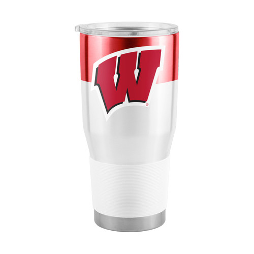 Wisconsin Badgers 30 Oz Colorblock Stainless Tumbler
