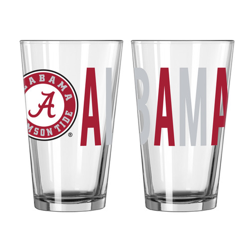 Alabama Crimson Tide 16 oz. Overtime Pint Glass