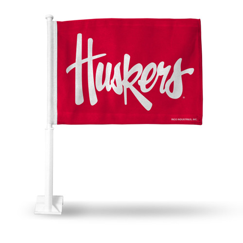 Nebraska Cornhuskers Car Flag