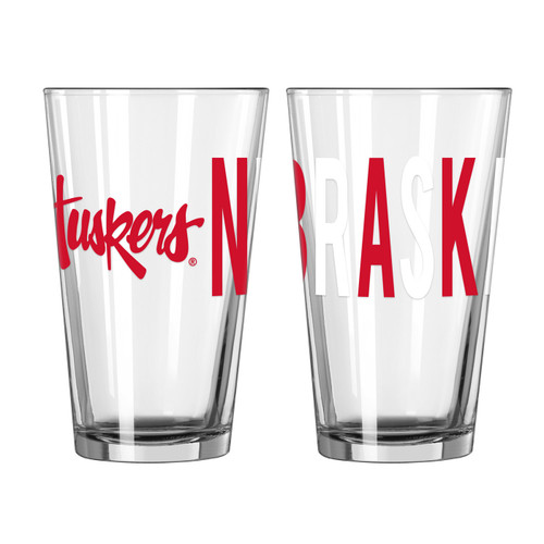 Nebraska Cornhuskers 16 oz. Overtime Pint Glass