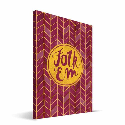 Arizona State Sun Devils 8" x 12" Geometric Canvas Print