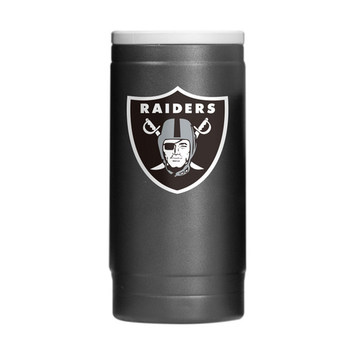 Las Vegas Raiders Flipside Powder Coat Slim Can Coozie