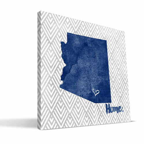 Arizona Wildcats 12" x 12" Home Canvas Print