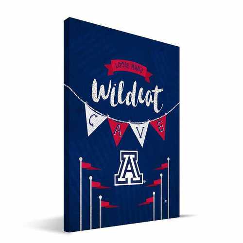 Arizona Wildcats 8" x 12" Little Man Canvas Print