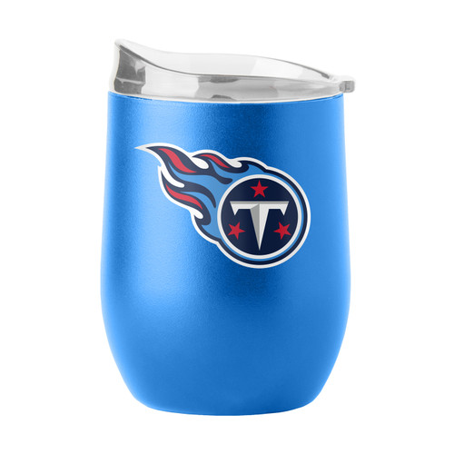 Tennessee Titans 16 oz. Flipside Powder Coat Curved Beverage Glass