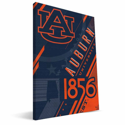 Auburn Tigers Retro Canvas Print