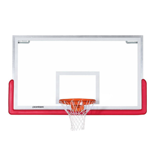 Porter Center-Strut Rectangular Glass Backboard