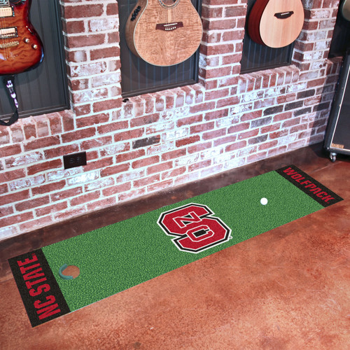 North Carolina State Wolfpack Golf Putting Green Mat