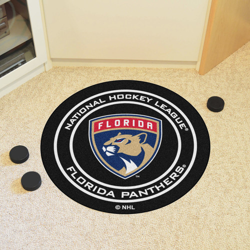 Florida Panthers Hockey Puck Mat