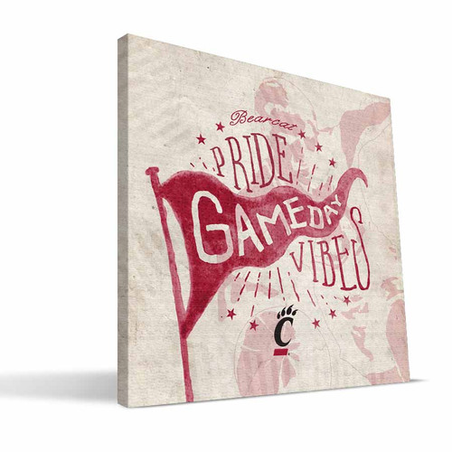 Cincinnati Bearcats Gameday Vibes Canvas Print