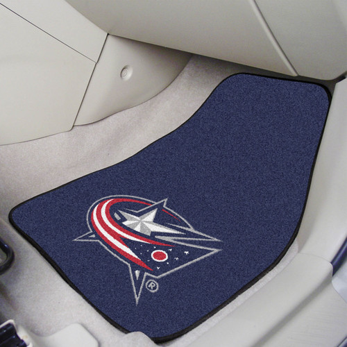 Columbus Blue Jackets 2-Piece Carpet Car Mats