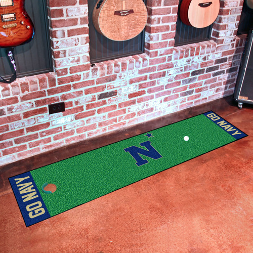 Navy Midshipmen Putting Green Mat