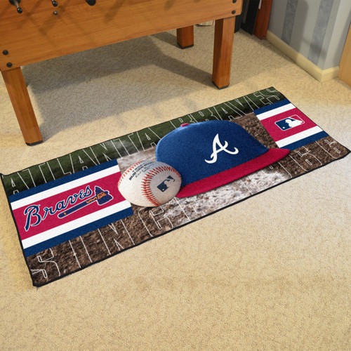 Atlanta Braves Retro Ticket Runner