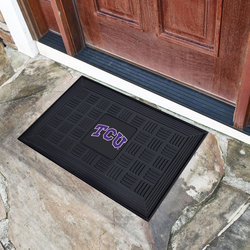 Texas Christian Horned Frogs Vinyl Door Mat